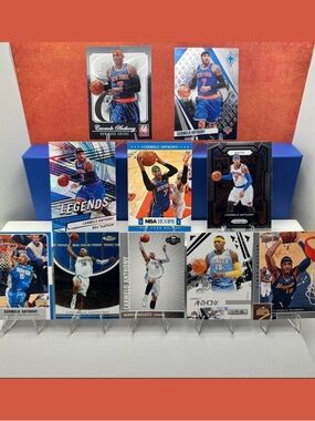 Carmelo Anthony 10 card lot (Knicks, Nuggets)